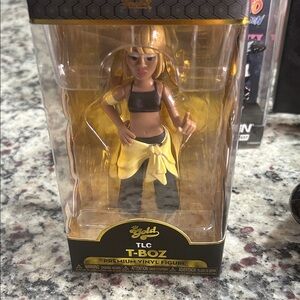 TLC T-Boz Gold and Black Vinyl Collectible